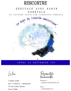 Affiche de la rencontre du 24 septembre 2026, Le Goût du liquide amniotique