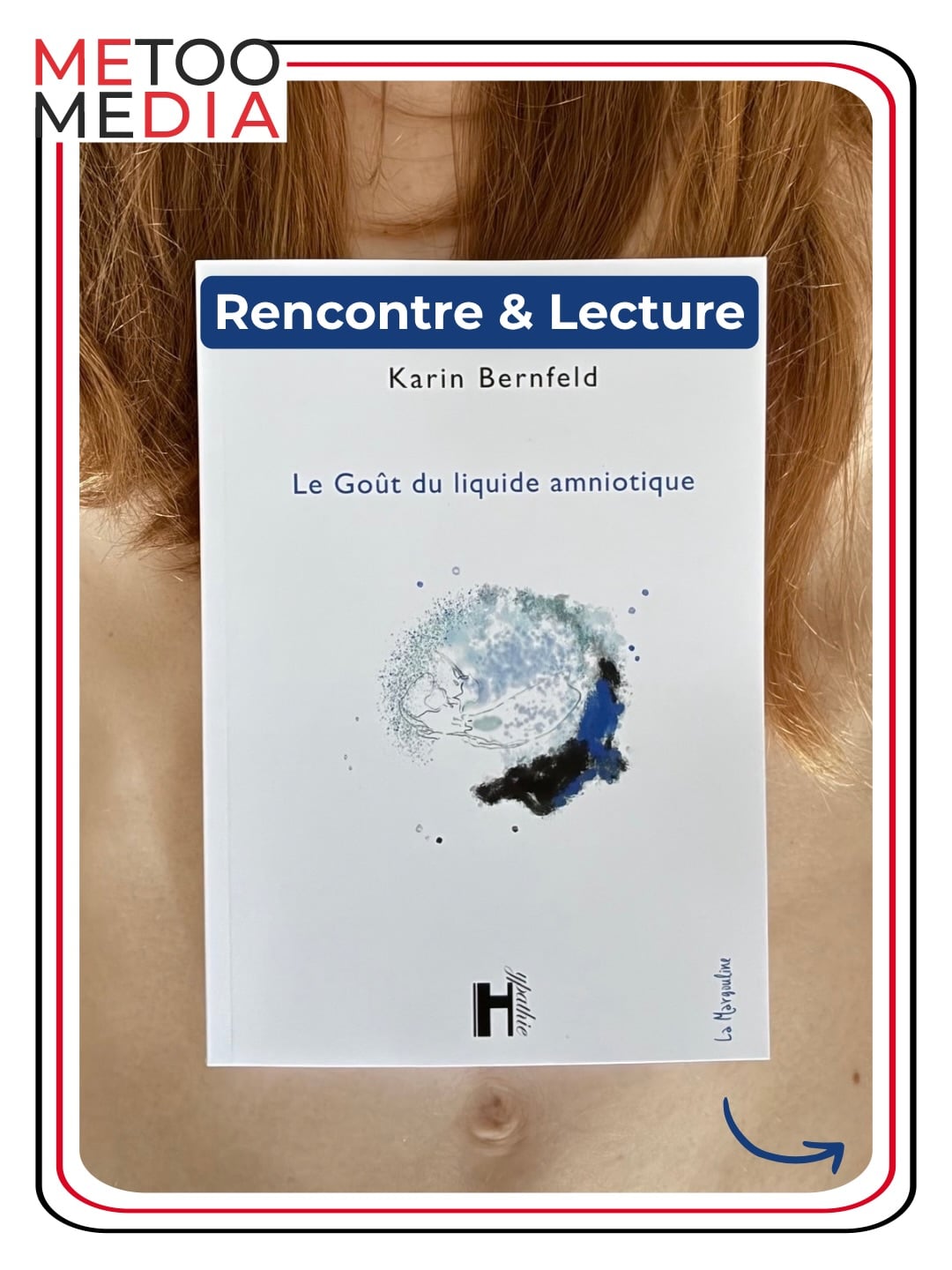 Rencontre et lecture avec Karin Bernfeld : Le Goût du liquide amniotique, vendredi 9 octobre 2026